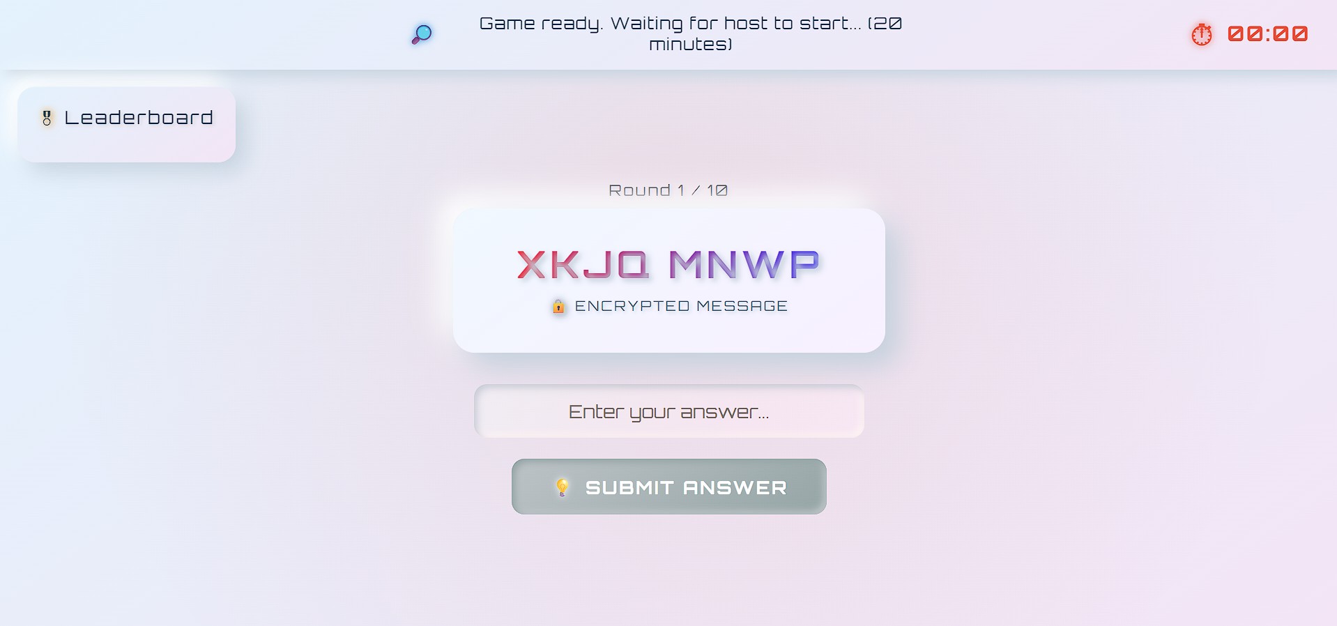 Chrono Sprint Leaderboard