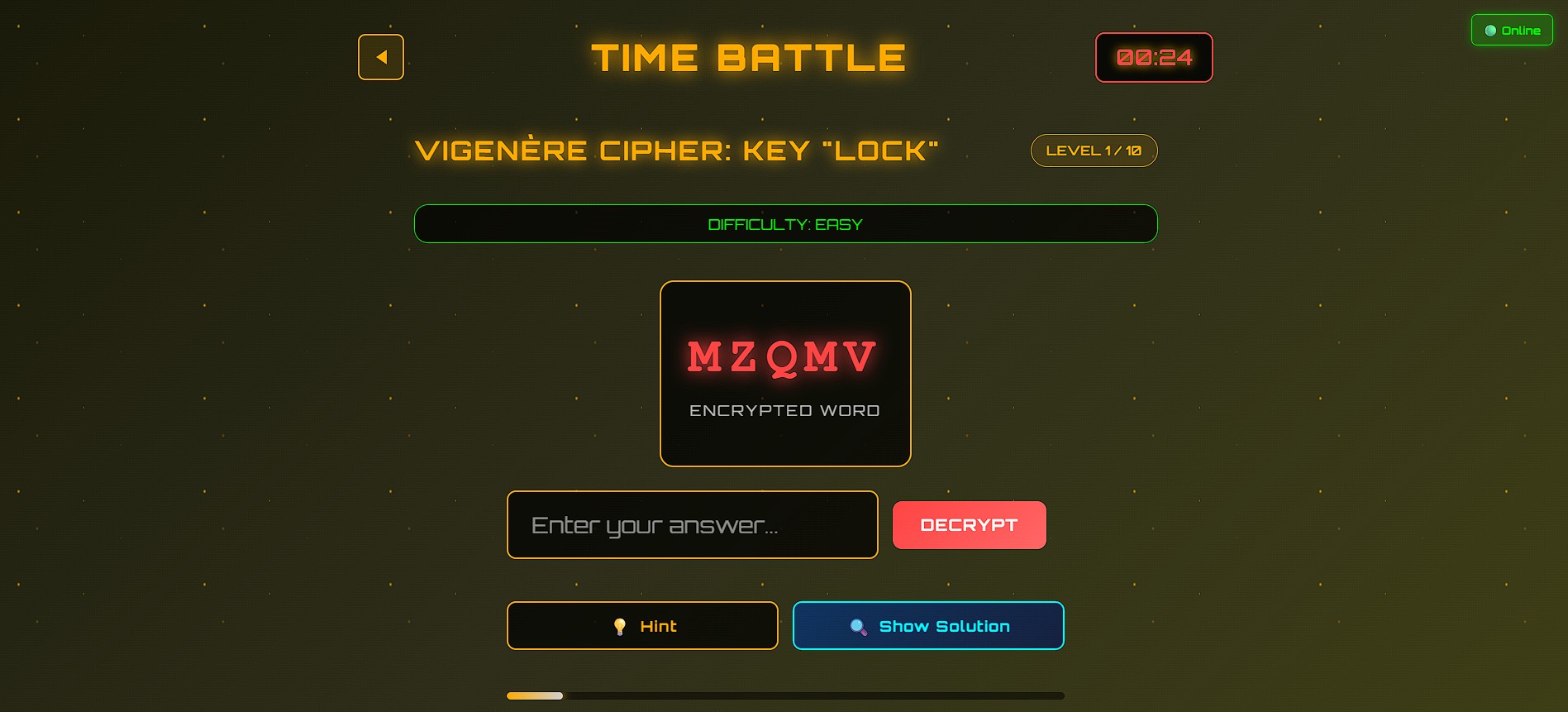 Time Battle Gameplay